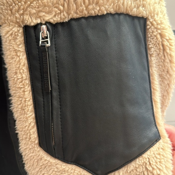 Anine Bing Ryder fur jacket size medium - Picture 8 of 17